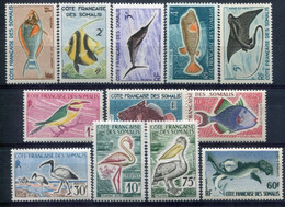 Côte Des Somalis     Faune     292/303  ** - Unused Stamps