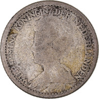 Monnaie, Pays-Bas, Wilhelmina I, 25 Cents, 1918, Utrecht, TB, Argent, KM:146 - 25 Centavos