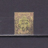 HONG KONG 1903, SG# 68, Wmk Crown CA, Perfin, KEVII, Used - Used Stamps