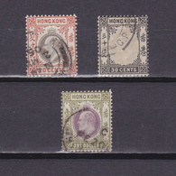 HONG KONG 1903, SG# 68-72, CV £63, Wmk Crown CA, Part Set, KEVII, Used - Gebraucht