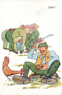 CPA Militaria - Illustration - Spatz - Armée Suisse - Humour - Humoristiques