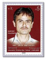 Nepal 2009 Krishna Sen (Ichhuk (1956-2002) Writer And Journalist - MNH ** - Nepal