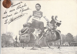 Carte Postale Du Cycliste Léon Lousseau  De  LA CHAPELLE BASSE MER - Radsport