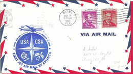 U.S.A. - FIRST JET AIR MAIL BY AVIANCA - FROM MIAMI TO BOGOTA' * OCT 17, 1960* SU BUSTA UFFICIALE - Otros & Sin Clasificación
