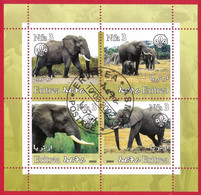 Elephants - Block - Used - Erythrée