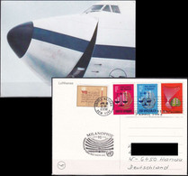 UNO NEW YORK 1991 Postkarte Milanophil'91 Lufthansa - Covers & Documents