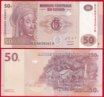 Congo Democratic Republic 50 Francs 2013 P-97a UNC - República Democrática Del Congo & Zaire