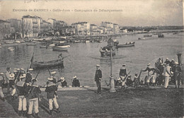 CPA 06 ENV.DE CANNES GOLFE JUAN COMPAGNIE DE DEBARQUEMENT - Other & Unclassified