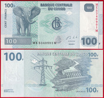 Congo Democratic Republic 100 Francs 2013 P-98b UNC - République Démocratique Du Congo & Zaïre