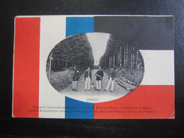 Carte Postale Guerre 14/18 Frontière Franco-allemande Sur Le Route De Rahon Sur Plaine - Manoeuvres