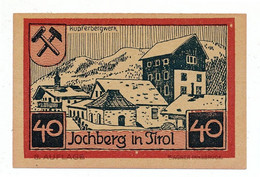 AUSTRIA - 40 Heller (Jochberg In Tirol) 31. 1. 1921. UNC (A038) - Austria