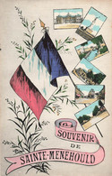 CPA Souvenir De Sainte Menehould - Carte Fantaisie Et Multivues - Gruss Aus.../ Gruesse Aus...