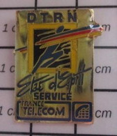 1010 PINS PIN'S / Beau Et Rare / FRANCE TELECOM / DTRN Direction Du Transit Rectal Naturel  ETAT D'ESPRIT SERVICE - France Telecom