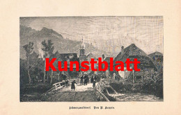 D101 2336-2 Kappis Schwarzwalddorf Schwarzwald Druck 1885 !! - Other & Unclassified
