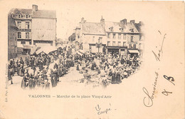 50-VALOGNES- MARCHE DE LA PLACE VICQ-D'AZIR - Valognes