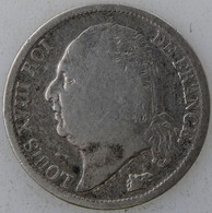 FRANCE - LOUIS XVIII -  1/2 Franc 1824B - TB - Gad. : 401 - 1/2 Franc