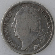 FRANCE - LOUIS XVIII -  1/2 Franc 1821W - TB/TB+ - Gad. : 401 - 1/2 Franc