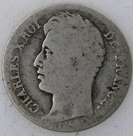 FRANCE - CHARLES X - 1/2 Franc 1829W - B+ - Gad. : 402 - 1/2 Franc