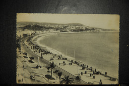 CP, 06,  NICE - LA PROMENADE DES ANGLAIS ET LE MONT BORON - 823 - MUNIER - ANIMEE - - Sonstige & Ohne Zuordnung