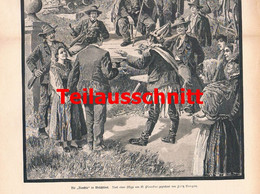 D101 2360 Fritz Bergen Hochzeit Baschia Welschtirol Südtirol Großbild 1899 !! - Other & Unclassified