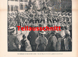 D101 2361 Fritz Bergen Trient Fasching Ciusi Und Gobbi Großbild 1898 !! - Other & Unclassified