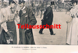 Delcampe - D101 2367 Küchler Berlin Unter Den Linden Kutsche Großbild 1896 !! - Altri & Non Classificati