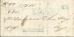 ITALIE / ITALIA  GRASTALLA ( REGION DE PARME )  DE 1856  LETTRE COVER - Parma