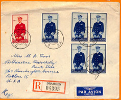 99412 - NORWAY - Postal History -  Registered Cover To The USA 1952 Not Fdc - Brieven En Documenten