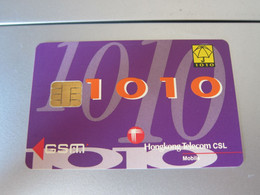 HongKong Telecom Earlier GSM SIM Card, 1010 - Hongkong