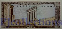 LEBANON 1 LIVRE 1980 PICK 61c UNC - Liban