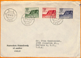 99415 - NORWAY - Postal History -   Cover To The USA 1958 - Fdc? - Briefe U. Dokumente