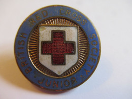 Insigne De Boutonniére à épingle / British Red Cross Society Junior/ Vers 1940    INS30 - Otros & Sin Clasificación