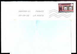 Timbre Postal Adhésif (202é) "Dans Le Nord" Terre De Tourisme, Habitats Typiques" Seul Sur Lettre - 1961-....