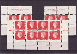 7905) Canada QE II Cameo Block Mint No Hinge Plate 1 - Números De Planchas & Inscripciones