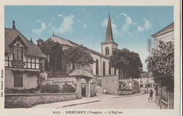 88 - XERTIGNY - L'Eglise  (carte Colorisée) - Xertigny