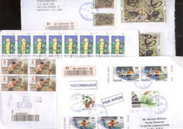 Moldova 3 Registered Cover Lettre Brief - Moldavia