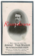 Adolf Van Maele Zoon Charles Anseeuw Wingene Wyngene 1919 Met Foto Photo Doodsprentje Bidprentje - Obituary Notices