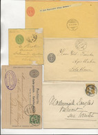 SUISSE - LOT DE 22 ENTIERS POSTAUX - ANNEE 1889 A 1947 - Interi Postali