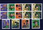 Jugend Pfadfinder Scout 1970 Fujeira 513/6,ZD+4-Block 10€ Symbole Signalgeber Baumpflanzer Saffari Powell Bloc Bf Arabia - Timbres