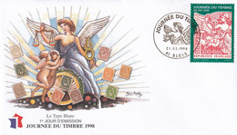 France Journée Du Timbre 1998 Blois - Enveloppe - TB - Journée Du Timbre