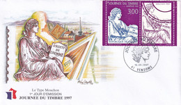 France Journée Du Timbre 1997 Vendôme - Enveloppe - TB - Journée Du Timbre