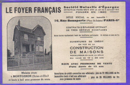 Carte Postale 91. Montgeron  Le Foyer Français  Société Mutuelle D'épargne  Très Beau Plan - Montgeron