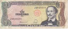 BILLETE DE LA REPUBLICA DOMINICANA DE 1 PESO ORO DEL AÑO 1988  (BANKNOTE) - Dominicaine