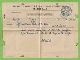 História Postal - Filatelia - Telegrama - Telegram - Philately - Militar - Military - Guiné - Portugal - Lettres & Documents