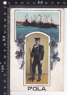 W4959- PULA HARBOUR, SHIP, SAILOR, WW1, HISTORY, CENSORED WW1 - Histoire