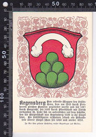 W4971- REGENSBERG TOWN COAT OF ARMS - Regensberg