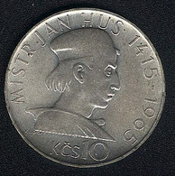 Tschechoslowakei, 10 Korun 1965, Silber, UNC - Tschechoslowakei