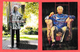 RSA, 2008, MNH Stamp(s) On MS , Nelson Mandela 90 Years, Michel Nr(s).  Block 115+116, Scannr. F3767 - Unused Stamps