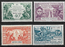 MOYEN-CONGO 1931  PARIS INTERNATIONAL EXHIBITION MNH - Mauricio (1968-...)