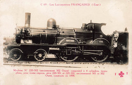 CPA Train - Les Locomotives Francaises - Machine N° 220 - 502 - C 69 - - Trains